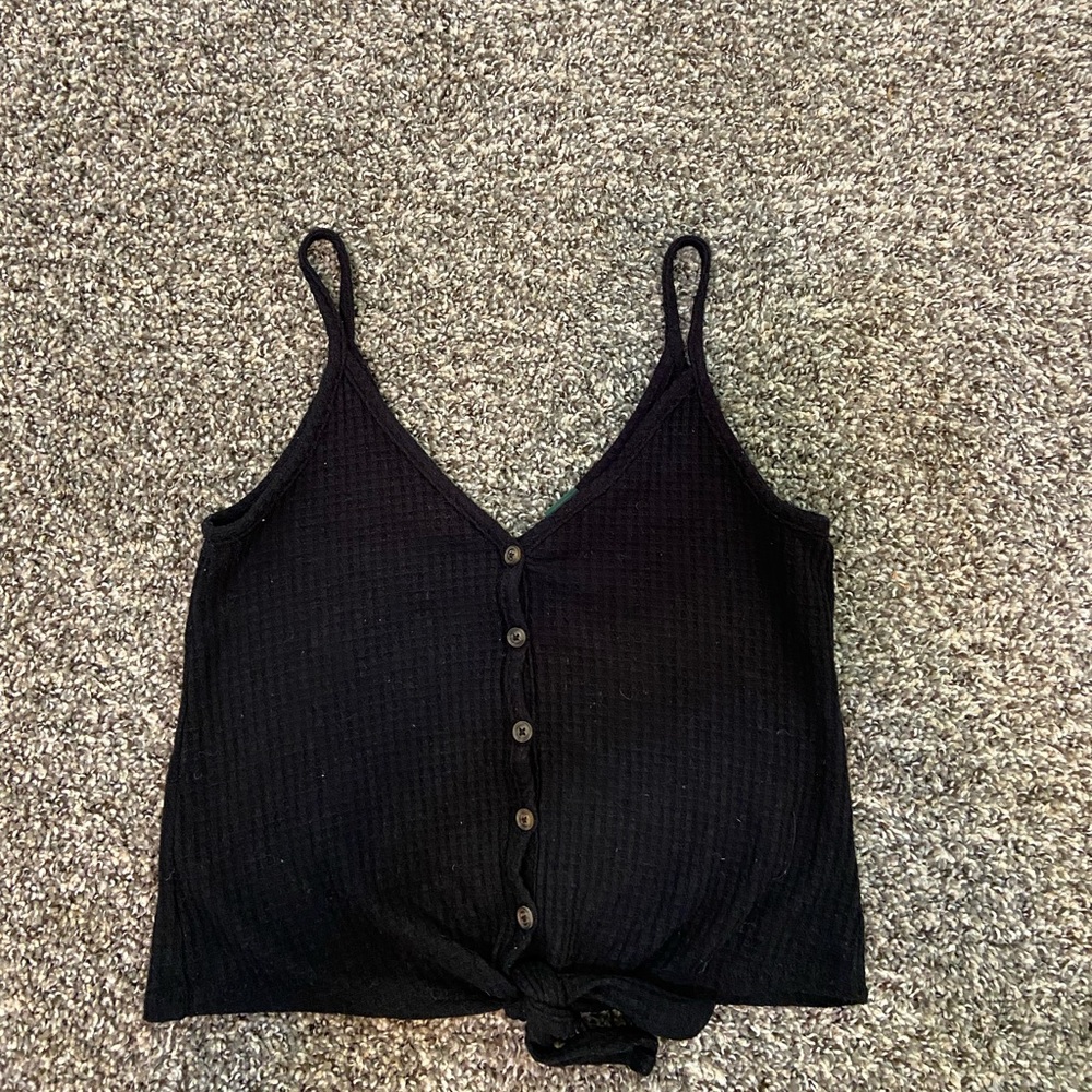 Black tank top